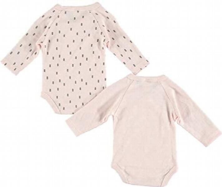 Set of Baby Bodysuits in Pink Print, Size 9M